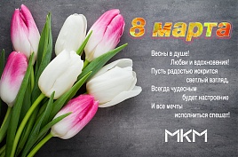 Поздравляем с Международным Женским Днём! Поздравляем с Международным Женским Днём!